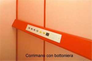 Corrimano con bottoniera